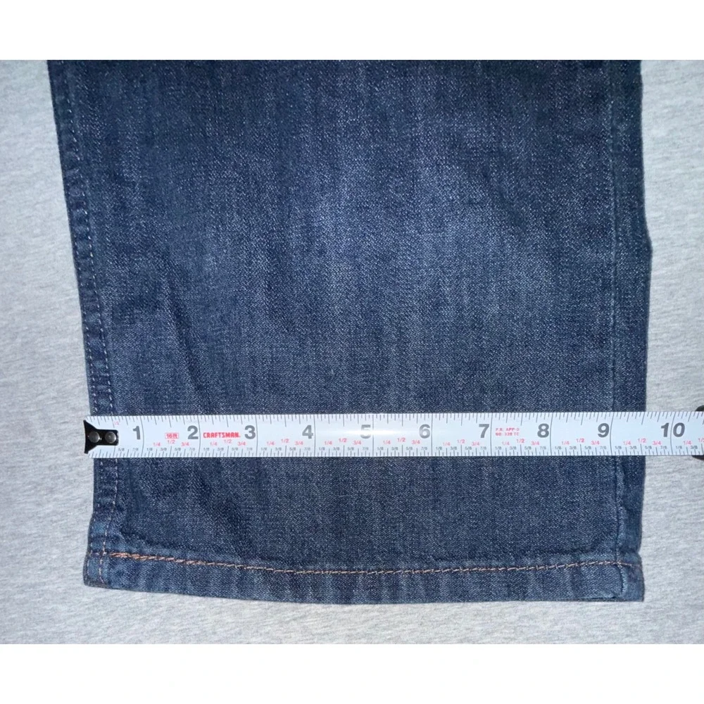 Levi 569 Men Loose Fit Straight Leg Dark Wash Jeans Size 36x34 Buttery Soft Feel